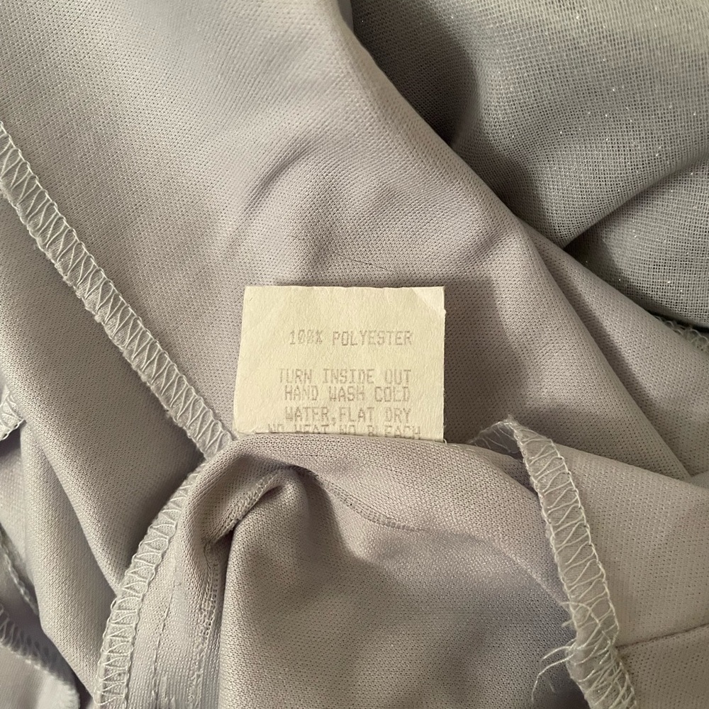 Ruby Rox Junior’s Large Strapless Silver Dress - image 7